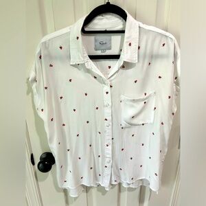 Rails Women’s Whitney Strawberry Fields Shirt Size Small